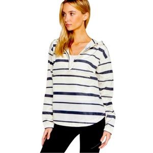 NWOT- Thread & Supply ‘Seattle Windbreaker’ Anorak w/Kangaroo Zip Pocket & Hood